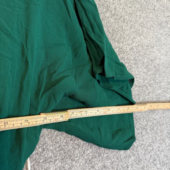 Reformation Maxi Dress Womens Medium Winslow Long Maxi Dress Emerald Boho NEW - Picture 10 of 13